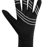 VO2 Max Running Gloves - Adult, Black/Reflective